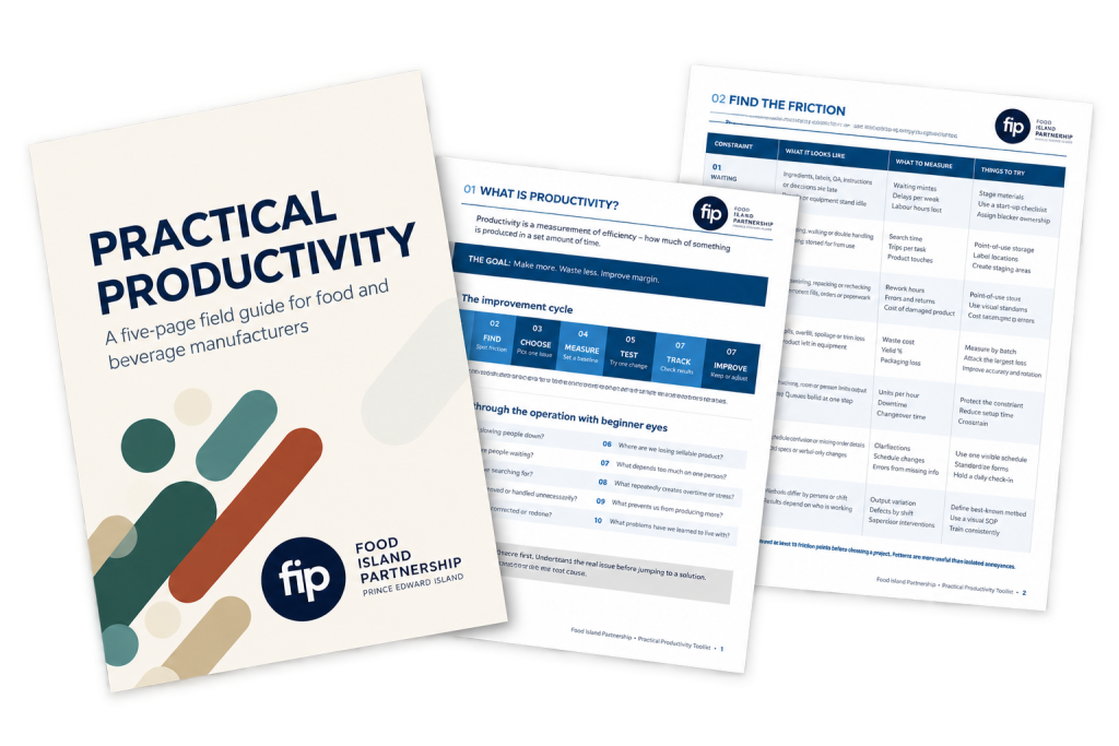 Practical Productivity field guide cover and sample pages